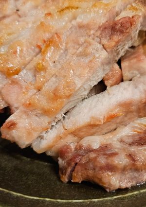 簡単！もみもみ&焼くだけ豚ロースグリル-レシピのメイン写真