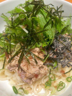ツナマヨと塩昆布のだし醤油サラダうどん-レシピのメイン写真