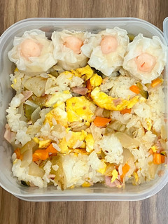 搾菜とハムのチャーハン お弁当1人分-レシピのメイン写真