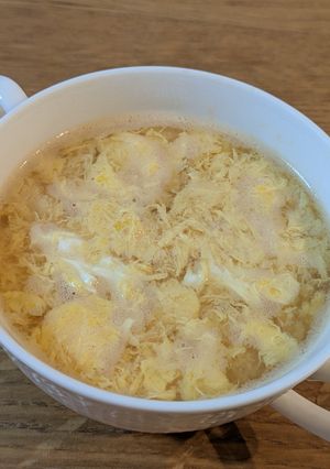 いいこと酢ケチャップタイプの卵スープ-レシピのメイン写真