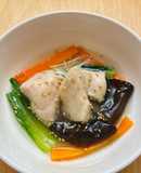 鶏ガラ不使用！鶏肉と野菜の中華スープ