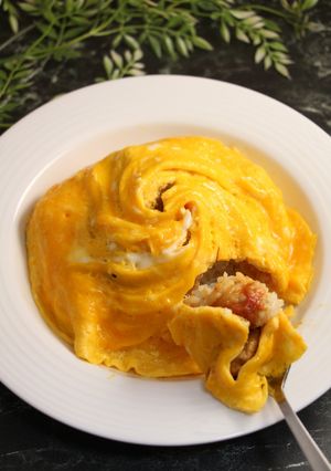 簡単!オムカレー-レシピのメイン写真