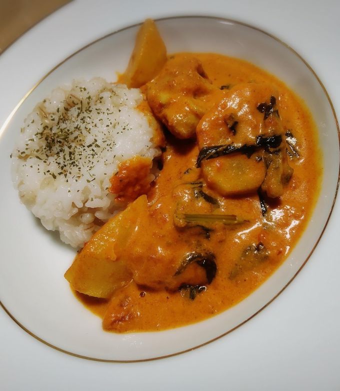 蕪と鶏肉のバターチキンカレー-レシピのメイン写真