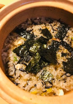 鍋の〆●ひじき雑炊-レシピのメイン写真
