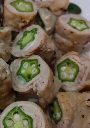 豚肉のオクラ巻き-レシピのメイン写真