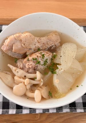 簡単☆彡手羽元のほっこりスープ-レシピのメイン写真