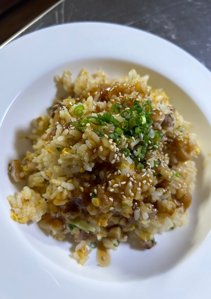 角煮リメイクレシピとっておき！角煮炒飯！-レシピのメイン写真