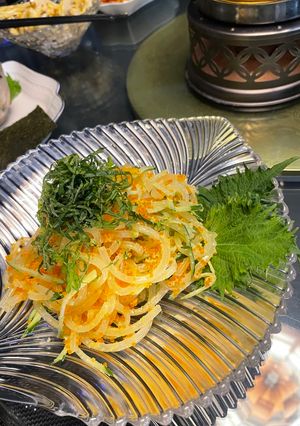 葛切りとカラスミととびっこの贅沢サラダ-レシピのメイン写真