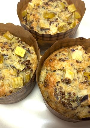 ホットケーキミックスで作るさつまいものマフィン🍠-レシピのメイン写真