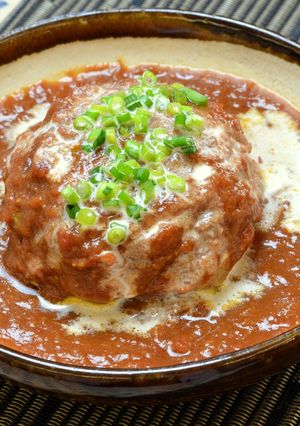 江戸甘味噌　煮込みハンバーグ-レシピのメイン写真