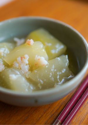 白だしで作る冬瓜の海老あんかけ煮-レシピのメイン写真