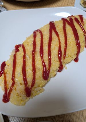 混ぜて焼いて完成！簡単元祖オムライス-レシピのメイン写真