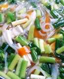 煮汁利用☆豆腐とごぼうとネギの味噌スープ