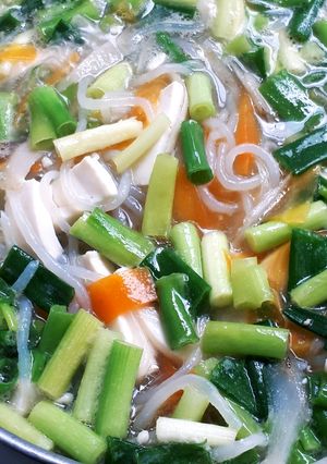 煮汁利用☆豆腐とごぼうとネギの味噌スープ-レシピのメイン写真