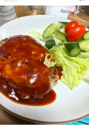 簡単ヘルシー豆腐入りハンバーグ-レシピのメイン写真