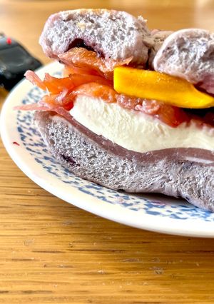 うまうま、クリームチーズベーグルサンド-レシピのメイン写真