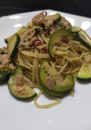 ズッキーニとツナのパスタ-レシピのメイン写真