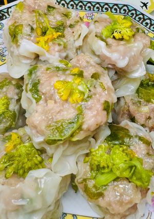 菜の花入り焼売-レシピのメイン写真