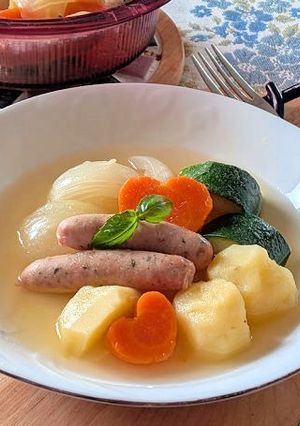 ウインナー レモン＆パセリとごろごろ野菜のポトフ-レシピのメイン写真