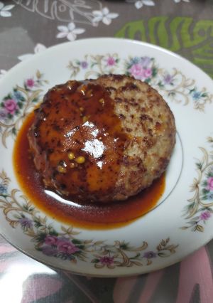 ハンバーグ-レシピのメイン写真