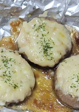 しいたけのツナマヨチーズ焼き-レシピのメイン写真