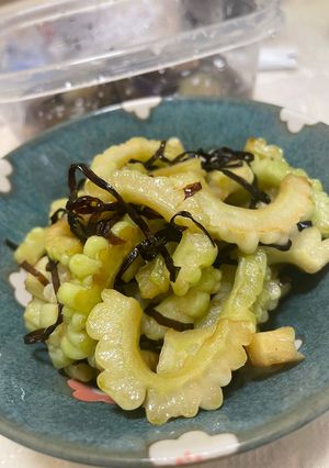 ゴーヤの塩昆布炒め-レシピのメイン写真