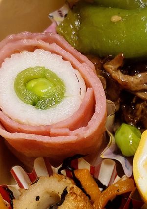 竹輪のスナップエンドウ入りベーコン巻き-レシピのメイン写真