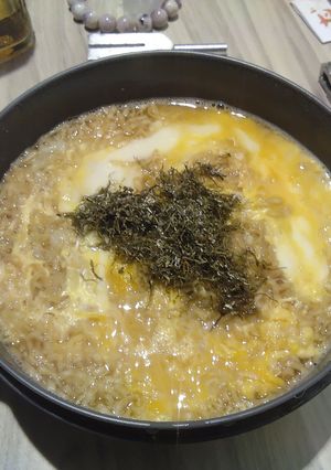 ビジホでお手軽チキンラーメン22雑炊13-レシピのメイン写真