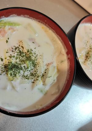 白菜のクリームスープ-レシピのメイン写真