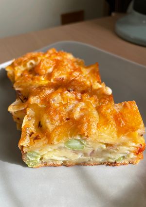 簡単⭐︎米粉のケークサレ 玉ねぎ&ベーコン-レシピのメイン写真