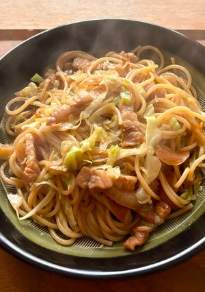 群馬パスタ(豚バラと細切りキャベツ)-レシピのメイン写真