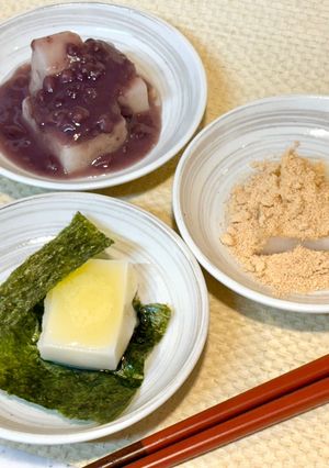 簡単時短☆ランチおやつに♪レンジ1分やわらかお餅-レシピのメイン写真