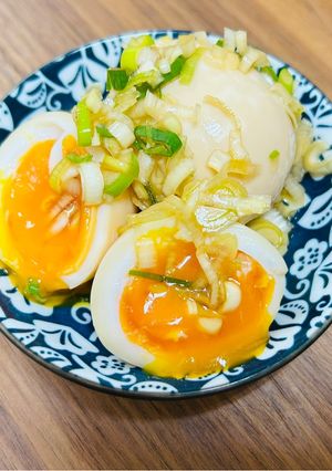 ねぎたっぷりやみつき半熟卵-レシピのメイン写真