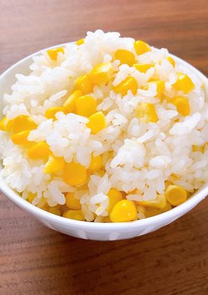 つやつや♪とうもろこしごはん-レシピのメイン写真