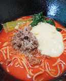 暑さに負けるな！豆乳チーズ冷やし担々麺