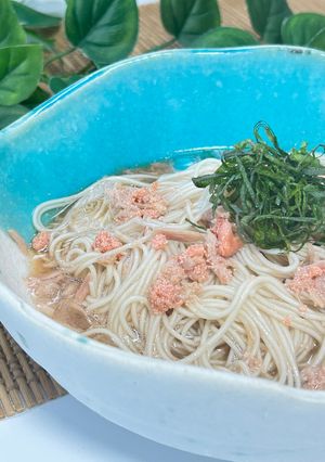 ドンキホーテの明太ツナ缶そうめん🧊🍜-レシピのメイン写真