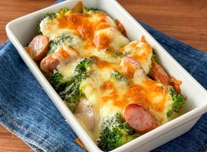 ブロッコリーとソーセージのチーズ焼き🧀-レシピのメイン写真