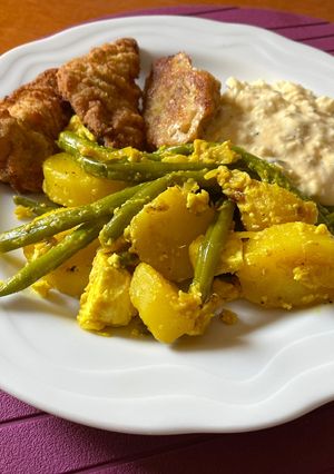 いんげんじゃが芋チーズ炒めカレー味-レシピのメイン写真