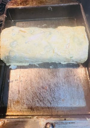 余った卵白で刻みネギ入り白い玉子焼き-レシピのメイン写真