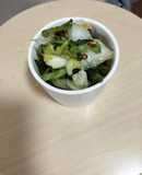 蕪菜と白菜と輪唐辛子即席浅漬け