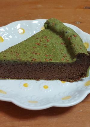 炊飯器で☆抹茶のチョコレートケーキ☆-レシピのメイン写真