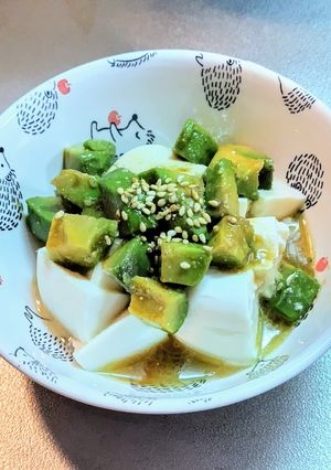 やみつきアボガドの冷奴-レシピのメイン写真
