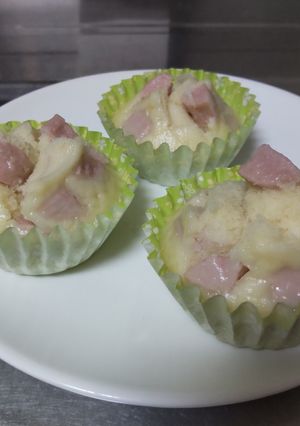 米粉のソーセージ蒸しパン [卵なし]-レシピのメイン写真