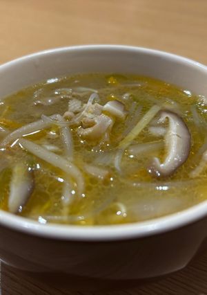 春雨＆鶏皮のとろみスープ-レシピのメイン写真