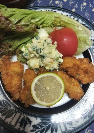 牡蠣フライとレモンのタルタルソース-レシピのメイン写真