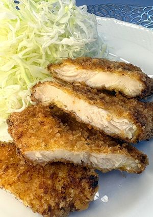 【簡単晩ご飯】塩麹漬け鶏ささみフライ-レシピのメイン写真