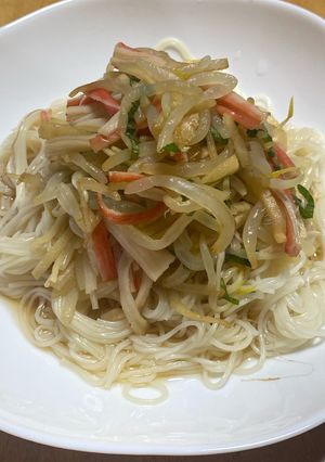 新生姜の効いた具沢山そうめん🎶-レシピのメイン写真