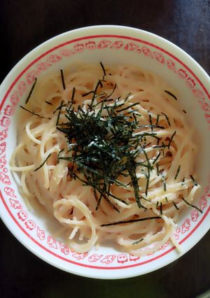 大盛り明太子マヨスパゲティ-レシピのメイン写真