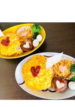 ハートいっぱいプレート-レシピのメイン写真