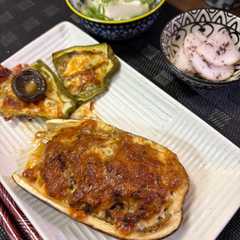 รูปของ 米茄子のチーズ焼き